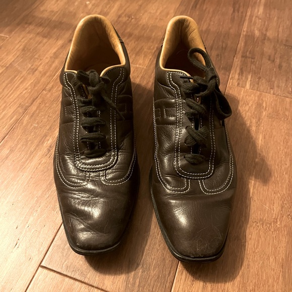 Hermes leather trainer